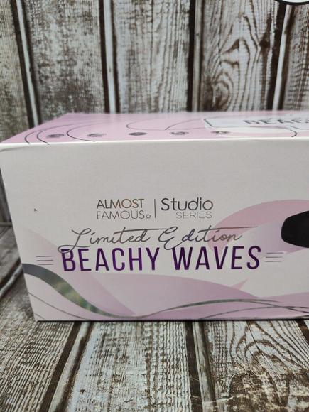 Almost Famous Beachy Waves Curling Wand and Mini Travel Straightener NIB - Picture 2 of 9
